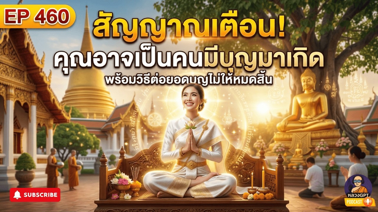 EP 460 5 สัญญาณคนมีบุญเก่า! ดูซิว่าคุณมีกี่ข้อ? (ตกน้ำไม่ไหล ตกไฟไม่ไหม้)