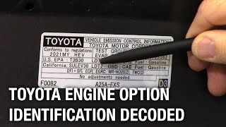 Toyota Engine Option Identification Decoded | Tech Tip by Standard Brand 167 views 1 month ago 1 minute, 33 seconds