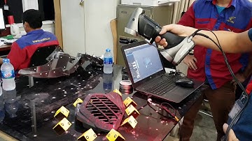 Handyscan 700 quét 3d vỏ phụ kiện khuôn xe máy chính hiệu