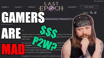 DID THEY JUST ANNOUNCE PAY TO WIN CLASSES IN LAST EPOCH?