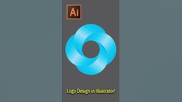 Gradient 3D Circle Logo in Adobe Illustrator!