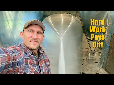 We Apply the First Layer Of Barrier Coat On the Hull - Ep. 389 RAN Sailing
