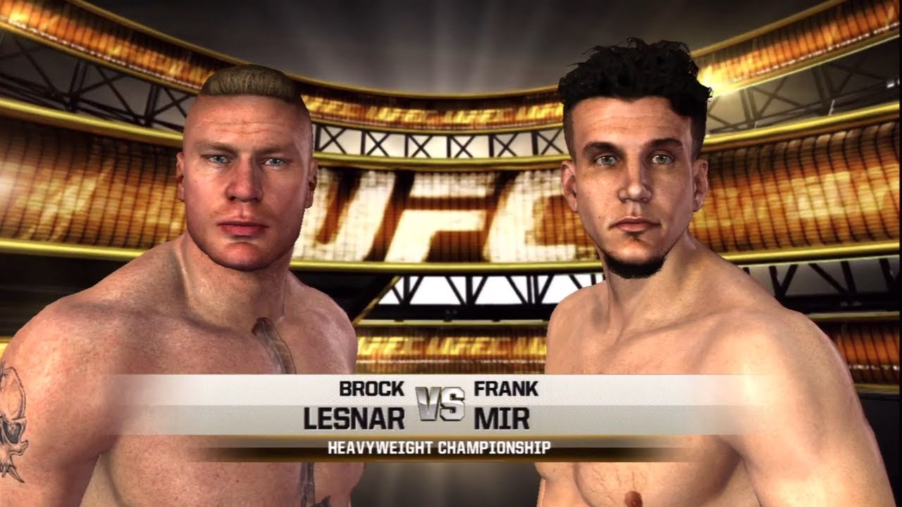 UFC Undisputed 2010 Gameplay Brock Lesnar vs Frank Mir