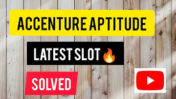 Accenture aptitude questions with solutions latest set#accenture #aptitude #placement #2021