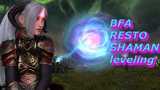 World Of Warcraft Info: BFA Draenei Restoration Shaman leveling 99-100