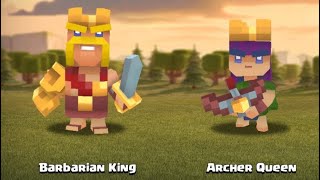 New best king skin in Clash of Clans!! Pixel king skin gameplay+first look! screenshot 3