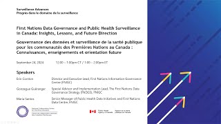 First Nations Data Governance and Public Health Surveillance in Canada