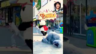 Cute panda ? I crazy gorilla playing shorts shorttrending funny video viral youtubeshorts ad