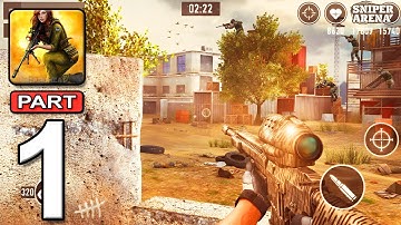 Sniper Arena - Gameplay Walkthrough Part 1 - Become The Best Sniper (Android, iOS)