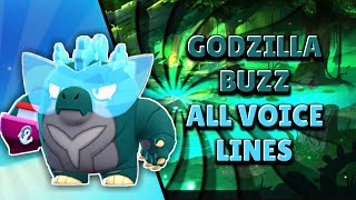 GODZILLA BUZZ All Voice Lines | Brawl Stars