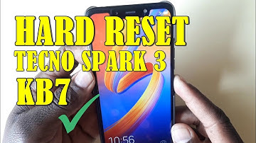 HARD RESET TECNO SPARK 3 KB7----ANDROID 8.1