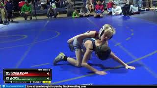 Novice 63 Nathaniel Boger Knox Elite Gladiators Vs Dj Clarke Collins Hill Youth Wrestling C