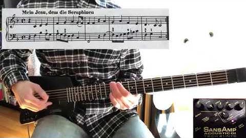 Bach Chorale Melody with Bass #9 on a Steinberger Synapse TranScale with Phosphor Bronze strings