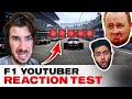 I Secretly Tested The Reaction Times Of F1 YouTubers...