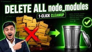 Delete ALL node_modules Folders in One Click (Free Windows Tool)