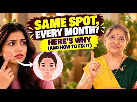Why Do I Get Pimples in the Same Spot Every Month? (Hormonal Acne Explained) | Dr. Hansaji
