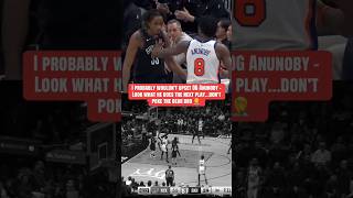 Nick Claxton just won't learn📫 Og sad Back Up Bro 😤#knicks #nba