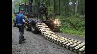 Forstmaschine Landmaschine Forestry Agriculture Raupenband Track Moorband 22092012081