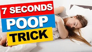 7 Second Poop Trick  | Do These 2 Moves to Clean your Colon Fast and Empty Your Bowels! screenshot 1