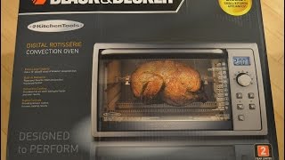 Black & Decker Kitchen Tools Digital Toaster Oven, 6-slice - Unboxing