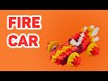 Plus-Plus Color Cars Fire - Stop Motion Video