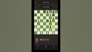 Solving daily puzzle 22-10-25 #chess #chesspuzzle #latest