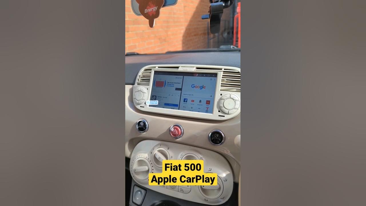 Fiat 500 ❌ Stereo Upgrade ❌ Apple CarPlay #fiat500 #fiat500x #carplay 