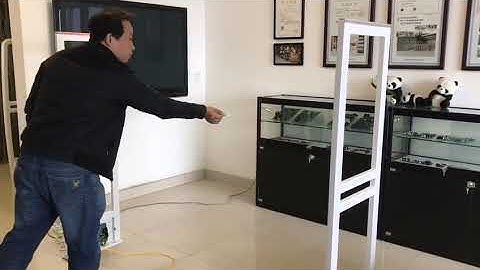 EAS AM antenna for shop security