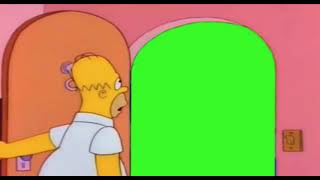 Simpsons green screen (free)