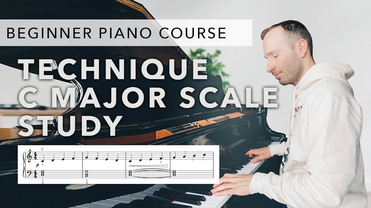 Beginner Piano Course Level 1 41. C Major Scale Study YouTube