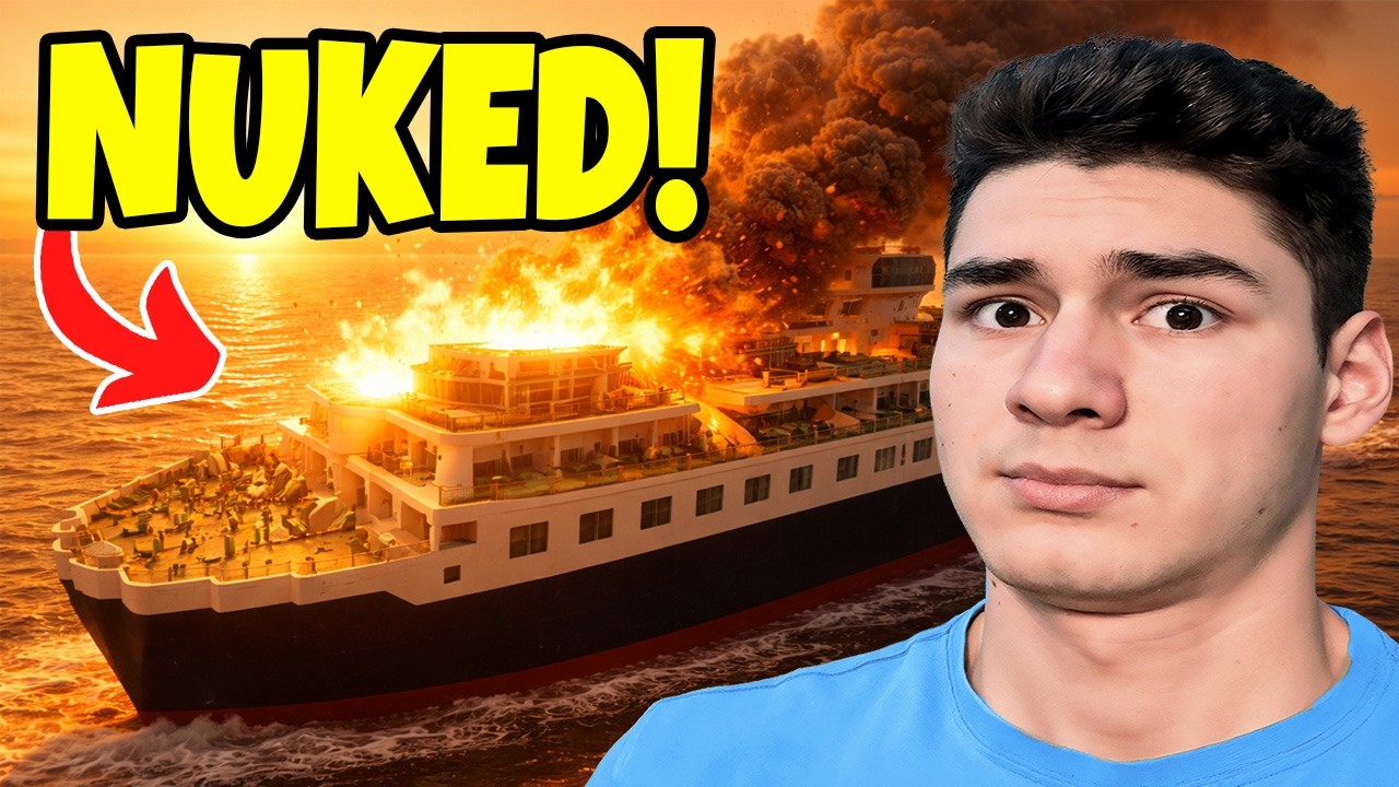 SMALL Vs GIANT Ships Vs NUKE! | Roblox
