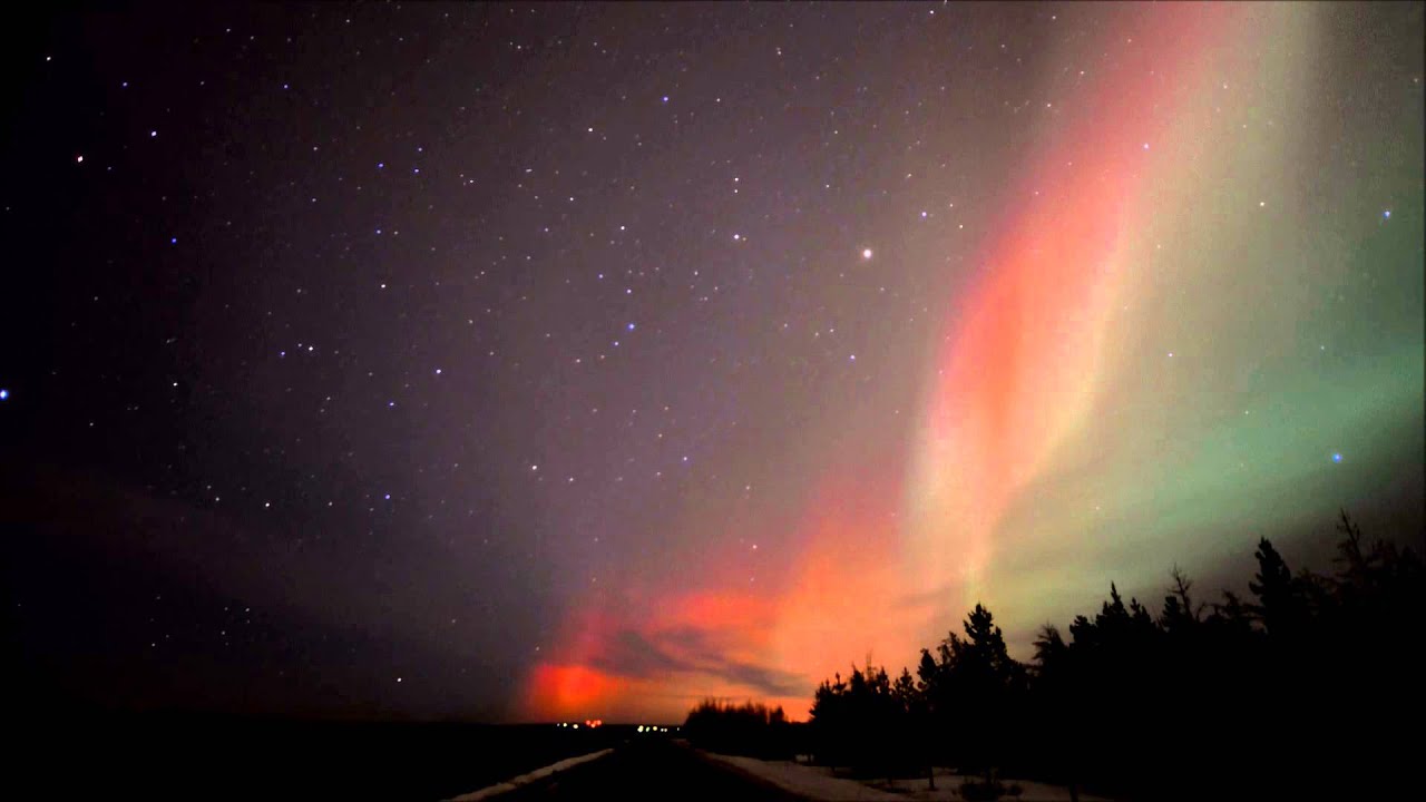 Northern Lights- Time-lapse - County of Grande Prairie, AB - YouTube