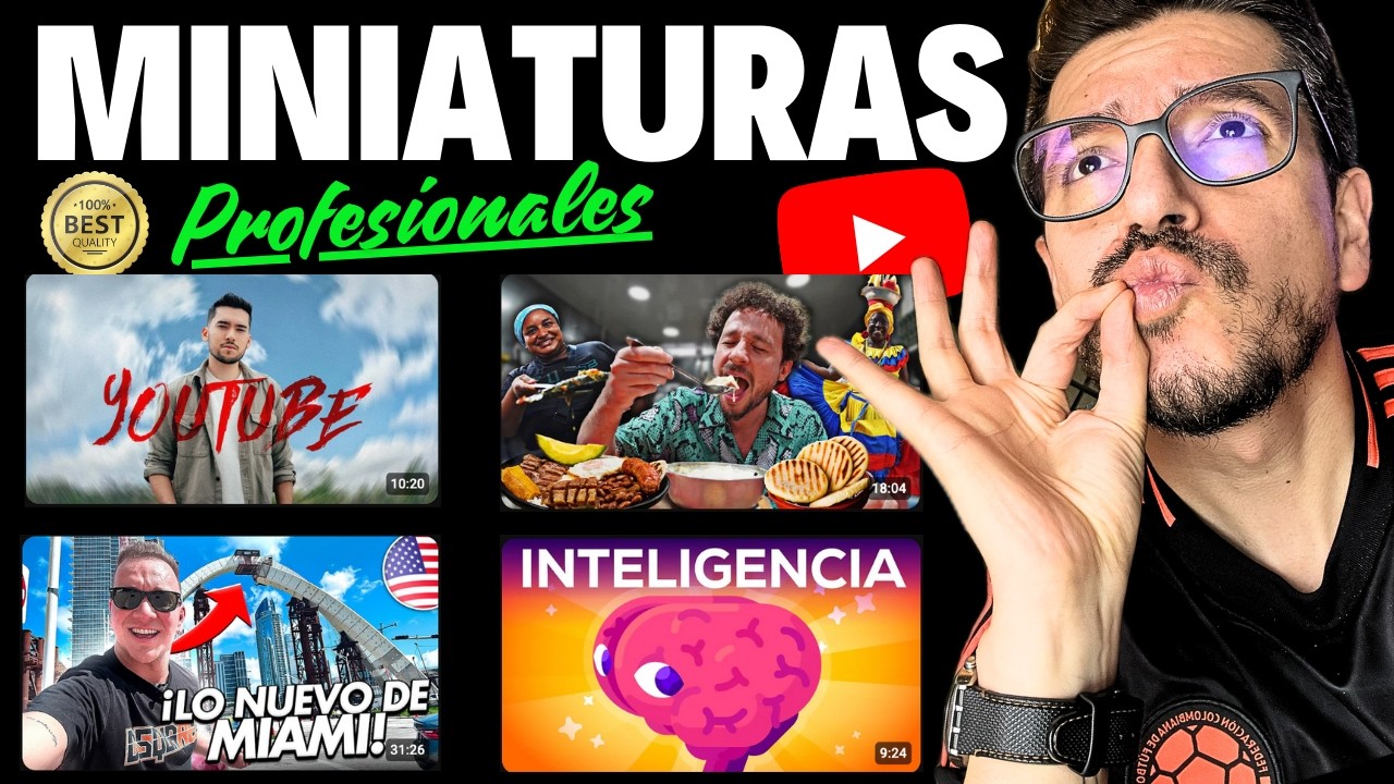 Cómo Hacer Miniaturas 100% EFECTIVAS para YouTube usando FILMORA 13