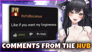 PHub Comments Are WILD! - Nyxie Reacts to COMMENTS FROM THE HUB