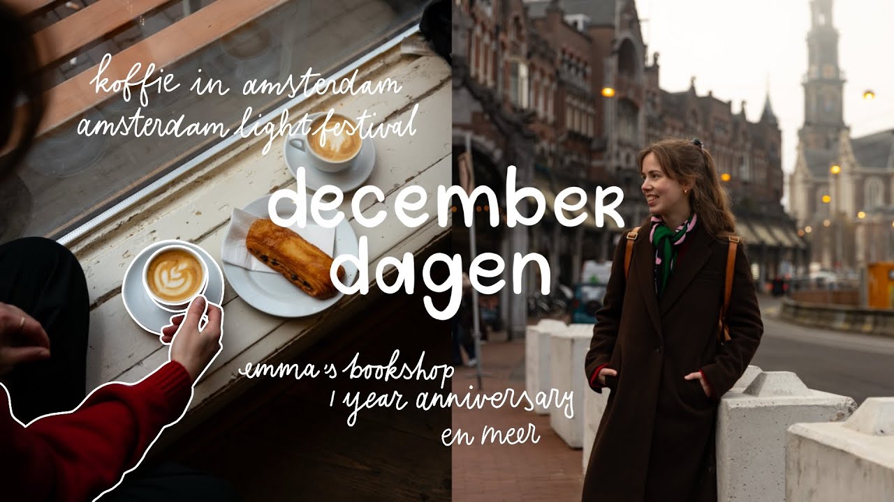 decemberdagen: Amsterdam Light Festival, Emma’s Bookshop anniversary, journalen & meer