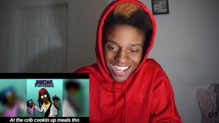 Poudii ft Poudii - DONTAI'S FUNERAL (Official Lyric Video)| Reaction