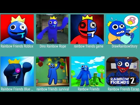 Rainbow Friends Roblox,Dino Rianbow Rope,Rainbow Friends Games,Draw Rainbow,Rainbow Friends Blue, Mới Nhất