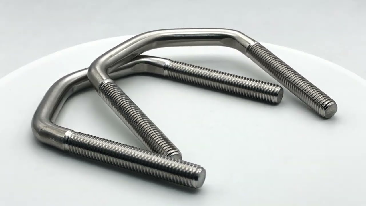 Custom Heavy Duty Truck u shape bolts Stainless Steel 304 316 Square U Bolts