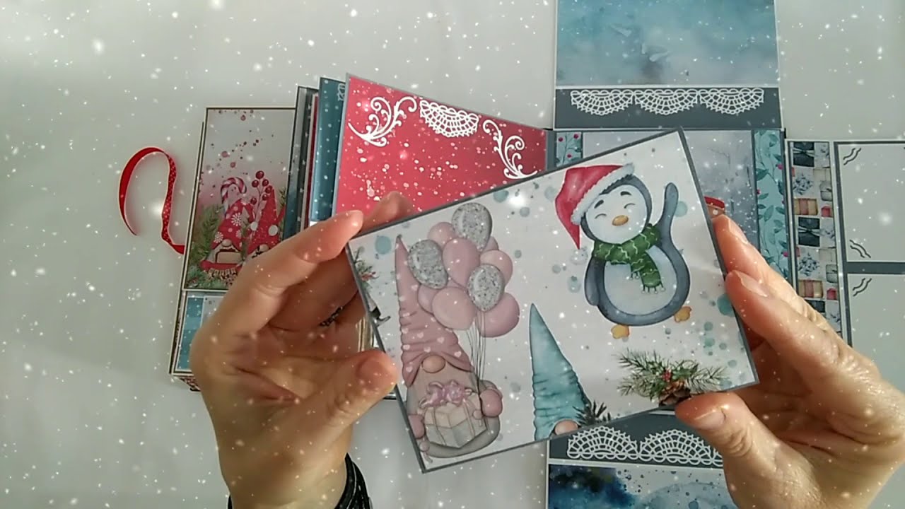 ✂️PRESENTACION con "SORPRESA" ✂️  I Album de Navidad ScRApBook