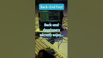 Back-End Devs: It’s Never 