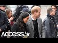 Meghan Markle & Prince Harry Have A Snowy Walk Together | Access
