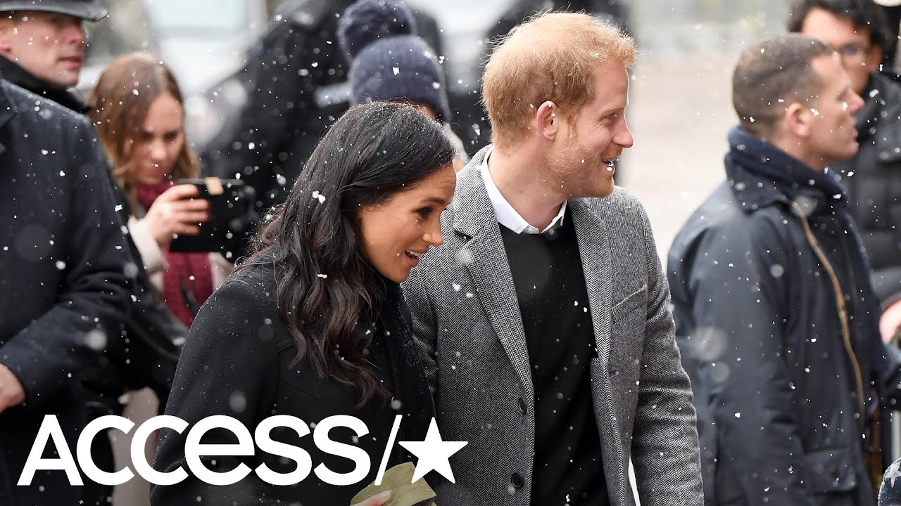 Meghan Markle & Prince Harry Have A Snowy Walk Together | Access