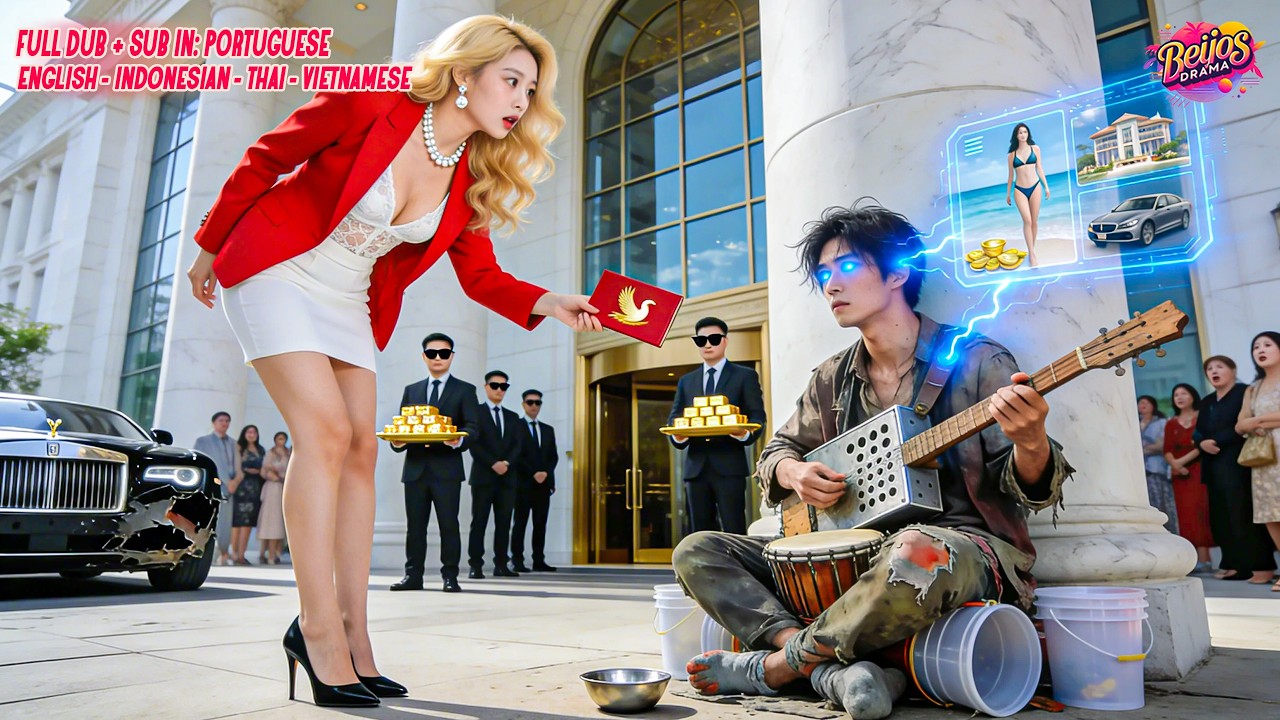 O Mendigo Atropelado pela CEO É um Gênio Musical, Ela Se Ajoelha e Oferece a Fortuna para Casar