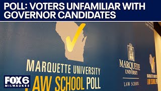 Wisconsin voters unfamiliar with governor candidates, poll finds | FOX6 News Milwaukee Wisconsin voters unfamiliar with governor candidates, poll finds | FOX6 News Milwaukee