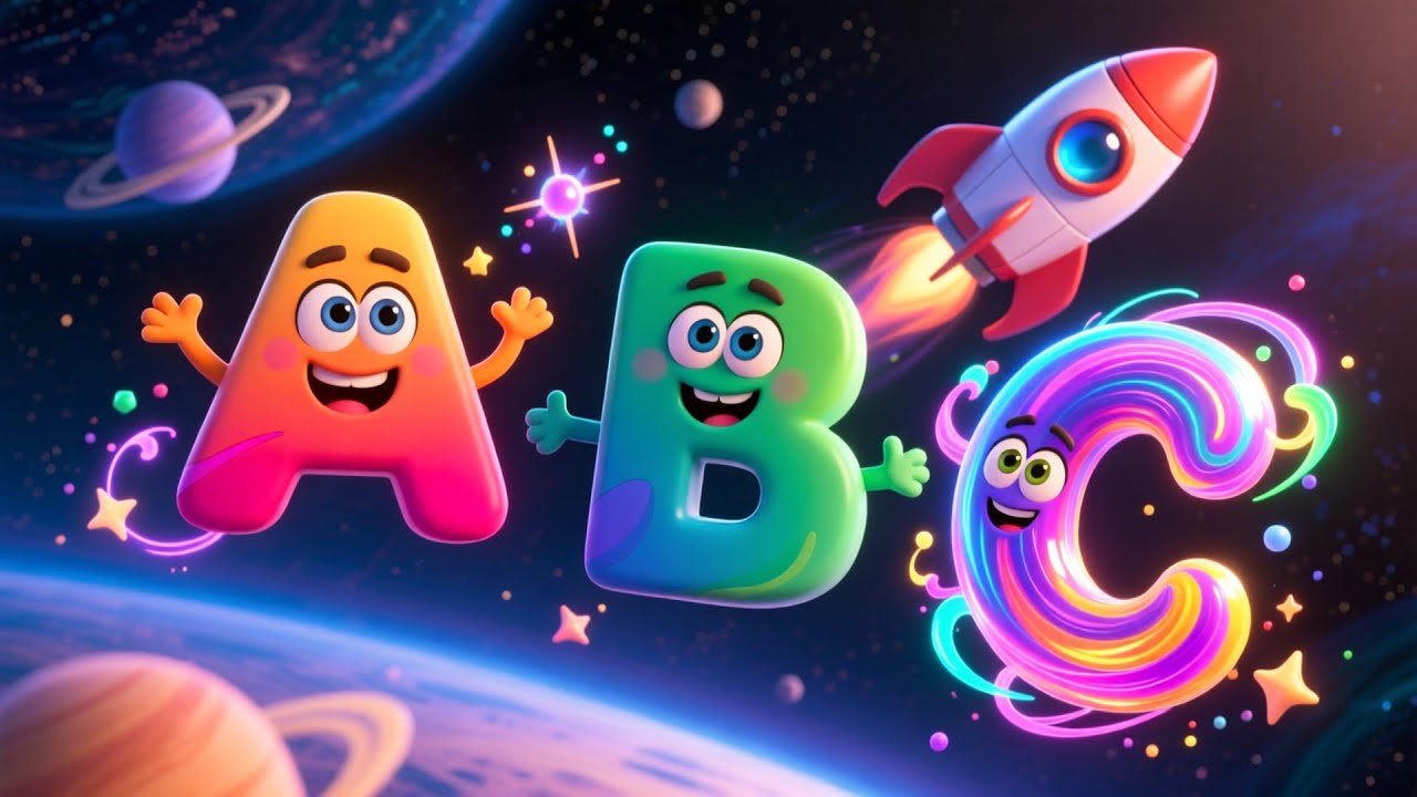 Learning ABC Rocket 🚀✨ Fun Alphabet Song | Kids Preschool Adventure | Nursery Rhyme for Toddlers