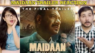 Couple Reaction on Maidaan Final Trailer | Ajay Devgn | Priyamani | A.R.Rahman