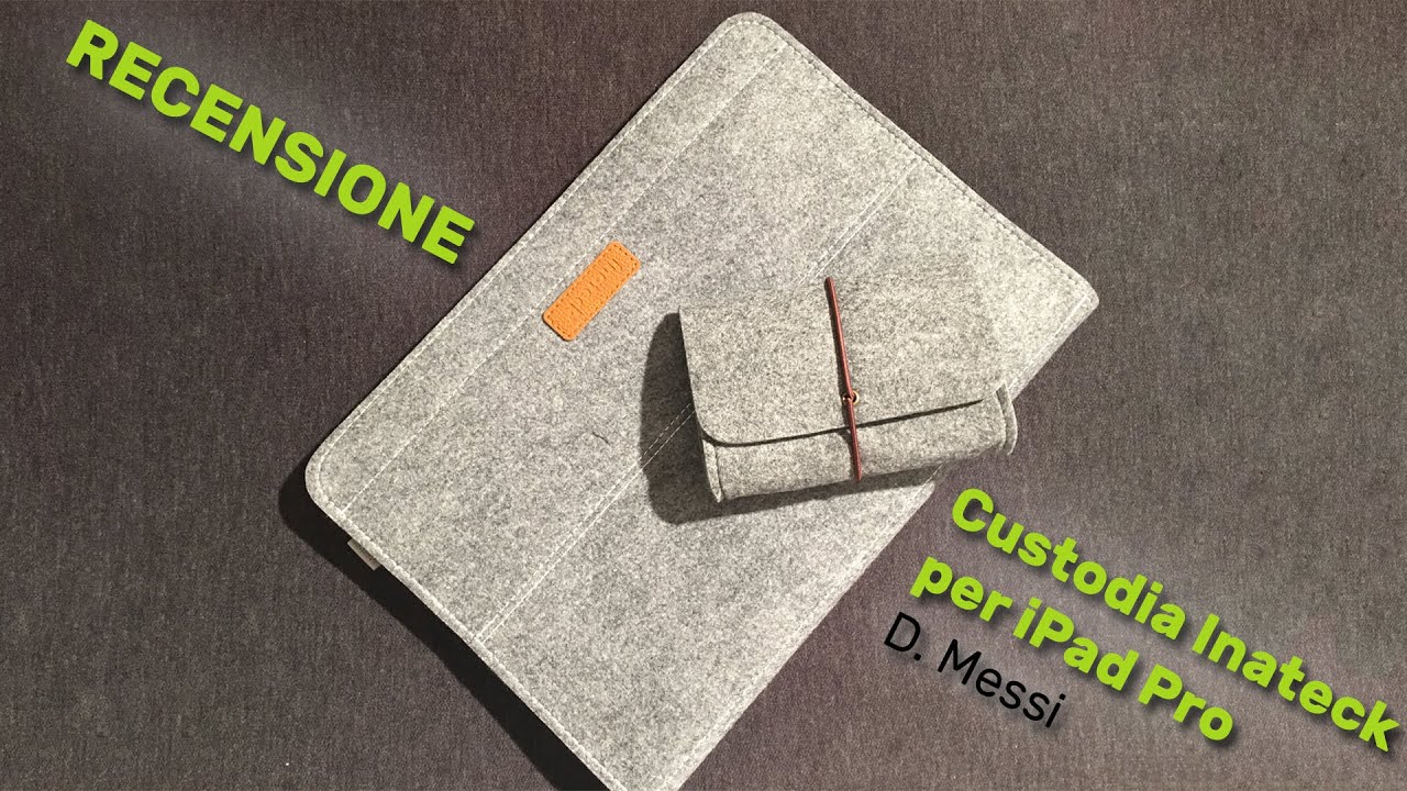 Custodia Inateck Per IPad Pro 12.9, MacBook Pro 13, MacBook Air 13, Grigia, Imbottita E Resistente All'acqua