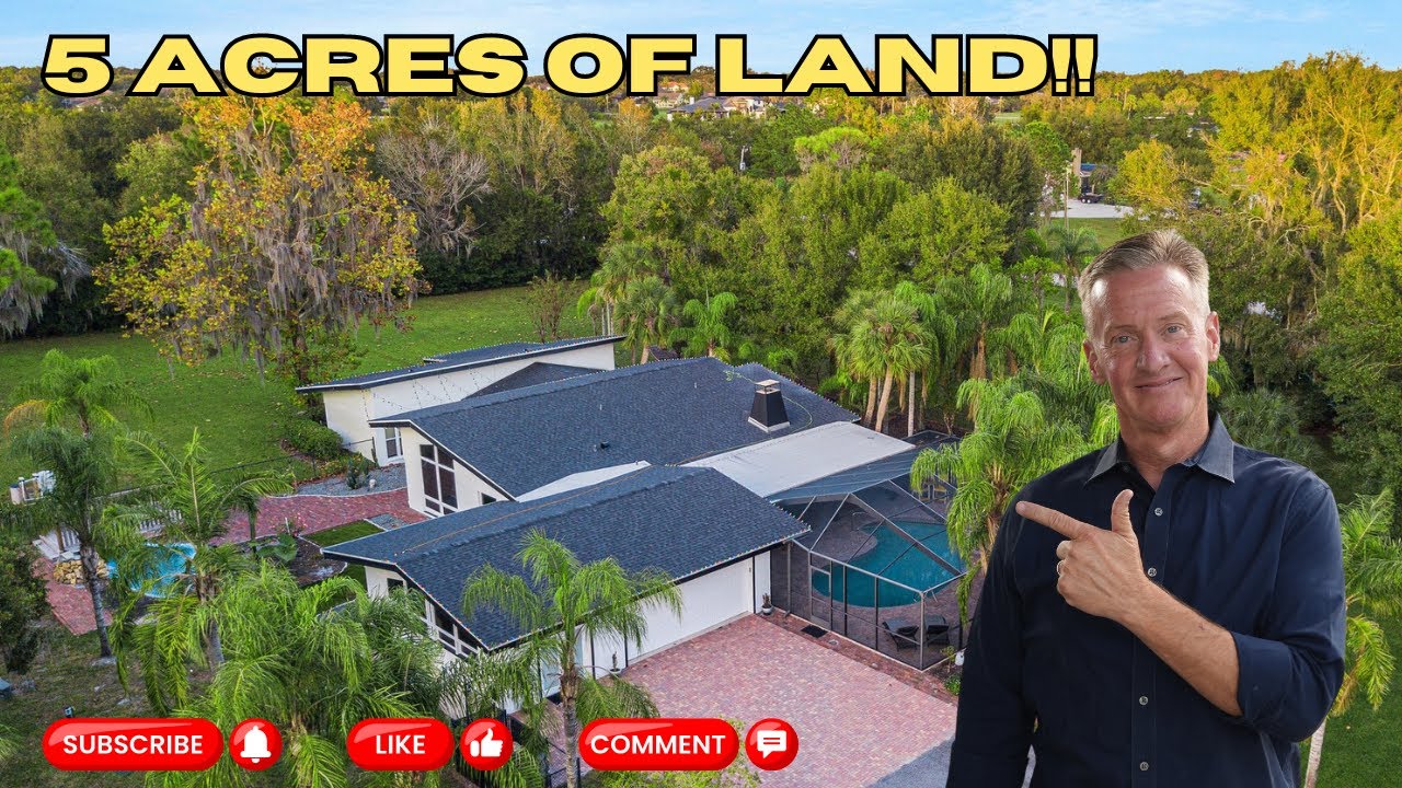 Beautiful Pool Home located on 5 acres in Southeast Lakeland! shorts YouTube