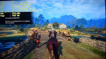 Witcher 3 - C2Q Q6600 - 4GB - GTX 750 Ti - 1080p Test