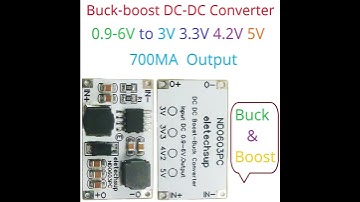 New ND0603PC 2 In 1 Auto Buck-Boost DC-DC Converter 0.9-6V To 3V-5V PWM PFM Voltage Regulator